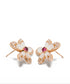 Pendientes de rubí Tiaré en oro rosa de 18 kt